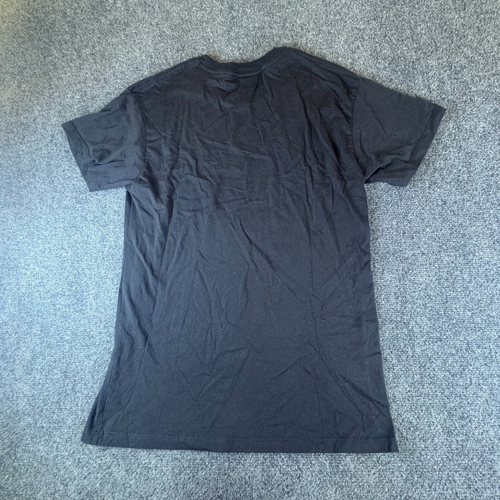 Marci Skeleton Hand Rose T-Shirt Mens Medium Black Graphic Cotton Short Sleeve - Picture 5 of 6